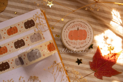 Okeya Stationery Co. - Washi Tape - Pumpkin Pattern