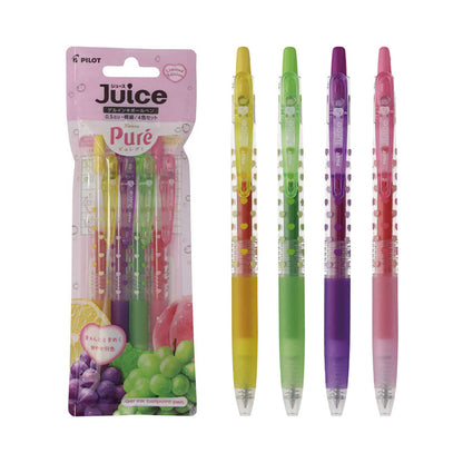 Pilot Juice Gel Pen - 0.5mm - Set of 4 - Puré Collaboration
