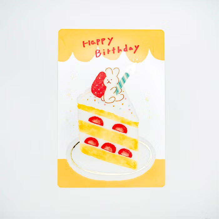 Furukawashiko Foil Clear Card - Rabbit Shortcake