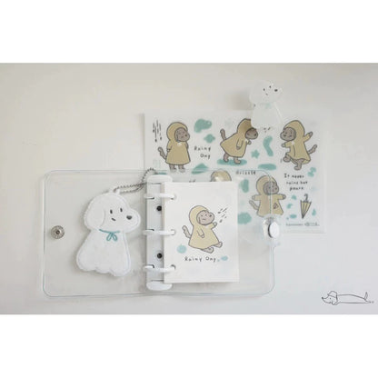 Ginny Lambkin - Transfer Sticker Sheet - Rainy Day