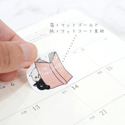 Shinzi Katoh Kirapika Flake Stickers - Reading Club