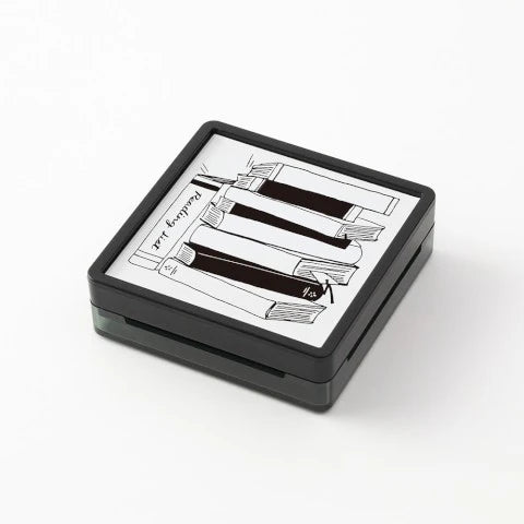 Midori Paintable Stamp - Pre-Inked - Reading List