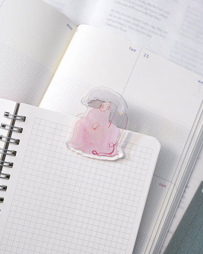 dodolulu - Journaling Clip - Red Ribbon