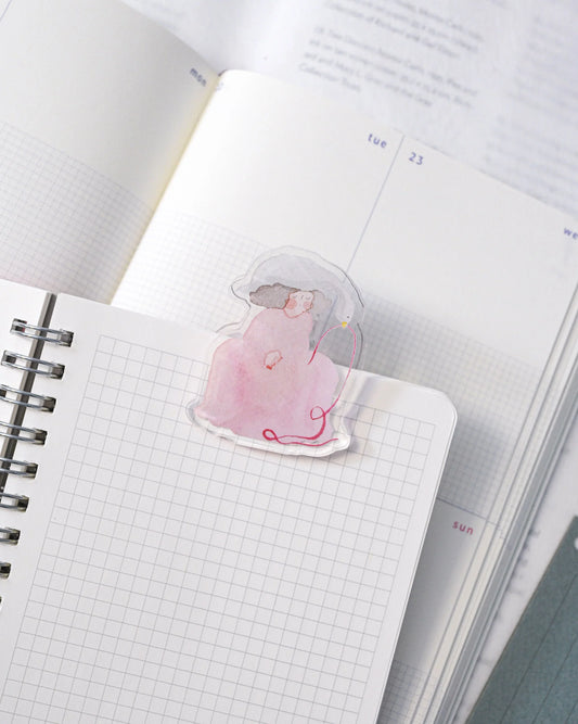 dodolulu - Journaling Clip - Red Ribbon