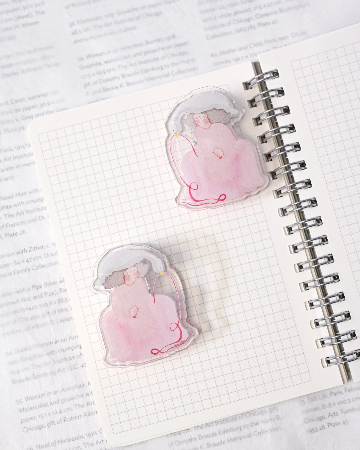 dodolulu - Journaling Clip - Red Ribbon