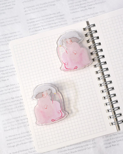 dodolulu - Journaling Clip - Red Ribbon