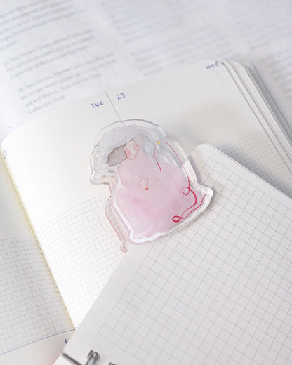 dodolulu - Journaling Clip - Red Ribbon