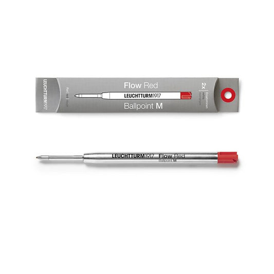 Leuchtturm1917 Drehgriffel Ballpoint Pen Refill - Medium, Red