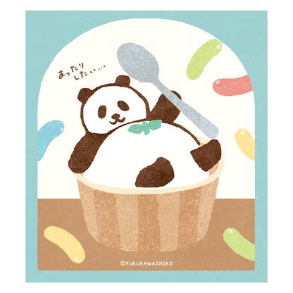 Furukawashiko Memo Pad - Sweets Animal Workshop Vol. 3 - Relaxed Panda