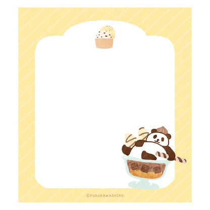 Furukawashiko Memo Pad - Sweets Animal Workshop Vol. 3 - Relaxed Panda
