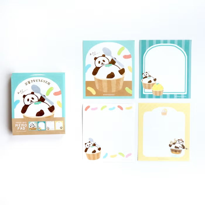 Furukawashiko Memo Pad - Sweets Animal Workshop Vol. 3 - Relaxed Panda