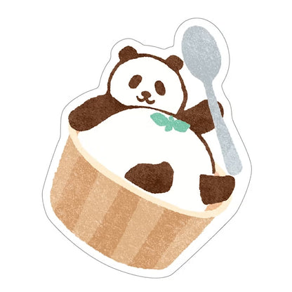 Furukawashiko Sticker Set - Sweets Animal Workshop Vol. 3 - Relaxed Panda