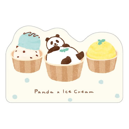 Furukawashiko Sticker Set - Sweets Animal Workshop Vol. 3 - Relaxed Panda
