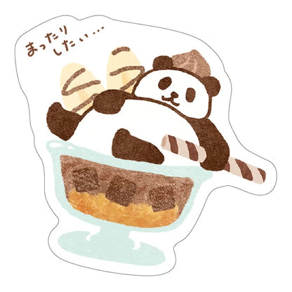 Furukawashiko Sticker Set - Sweets Animal Workshop Vol. 3 - Relaxed Panda