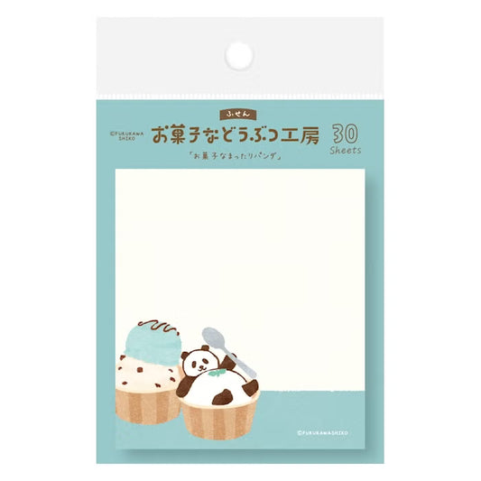 Furukawashiko Sticky Notes - Sweets Animal Workshop Vol. 3 - Relaxed Panda