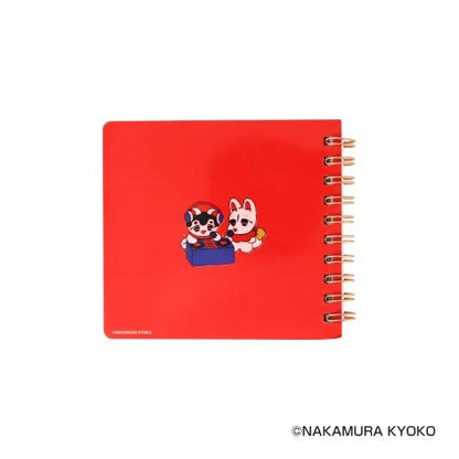 Komamono Creative x Kyoko Nakamura - Mini Notebook with Charm - Retro Town