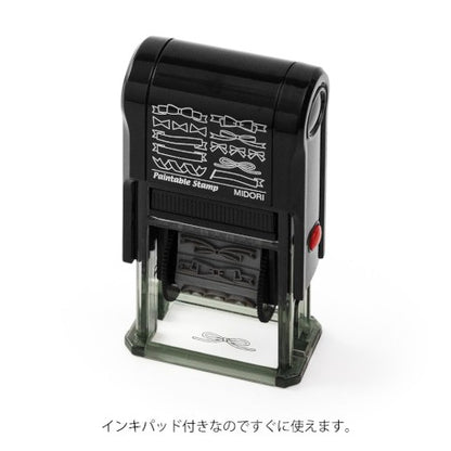 Midori Paintable Stamp - Ribbon