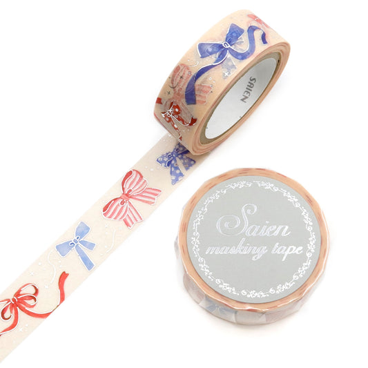 Saien Glitter Washi Tape - Ribbon