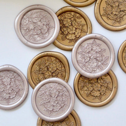 Myrtilles Atelier x Ayumi Jimbo - Wax Seal Stamp - Rosa Multiflora
