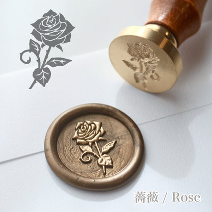 Myrtilles Atelier - Wax Seal Stamp - Rose