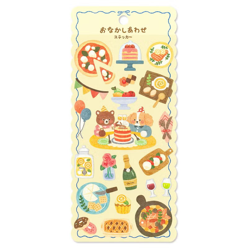 Mind Wave Happy Tummy Sticker Sheet - Run Party