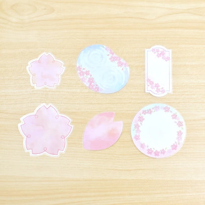 Papier Platz x Natsunoka - Flake Sticky Notes - Sakura