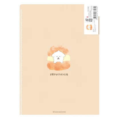 Furukawashiko A5 Clear File - Sweets Animal Workshop Vol. 3 - Sandwiched Doggy