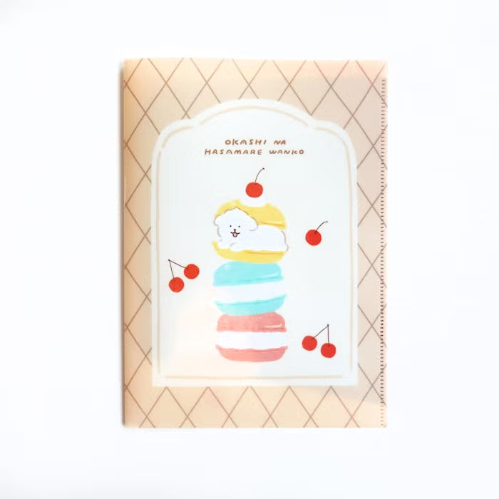 Furukawashiko A5 Clear File - Sweets Animal Workshop Vol. 3 - Sandwiched Doggy