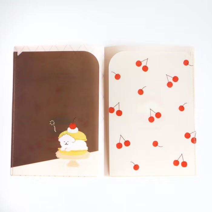 Furukawashiko A5 Clear File - Sweets Animal Workshop Vol. 3 - Sandwiched Doggy