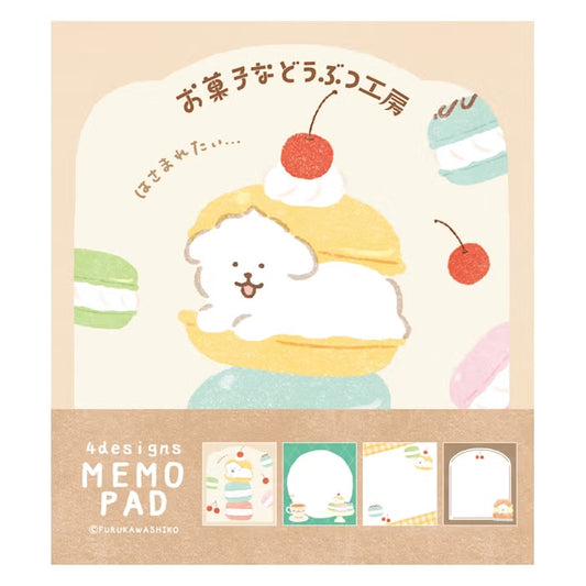 Furukawashiko Memo Pad - Sweets Animal Workshop Vol. 3 - Sandwiched Doggy