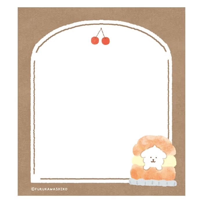 Furukawashiko Memo Pad - Sweets Animal Workshop Vol. 3 - Sandwiched Doggy