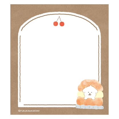 Furukawashiko Memo Pad - Sweets Animal Workshop Vol. 3 - Sandwiched Doggy