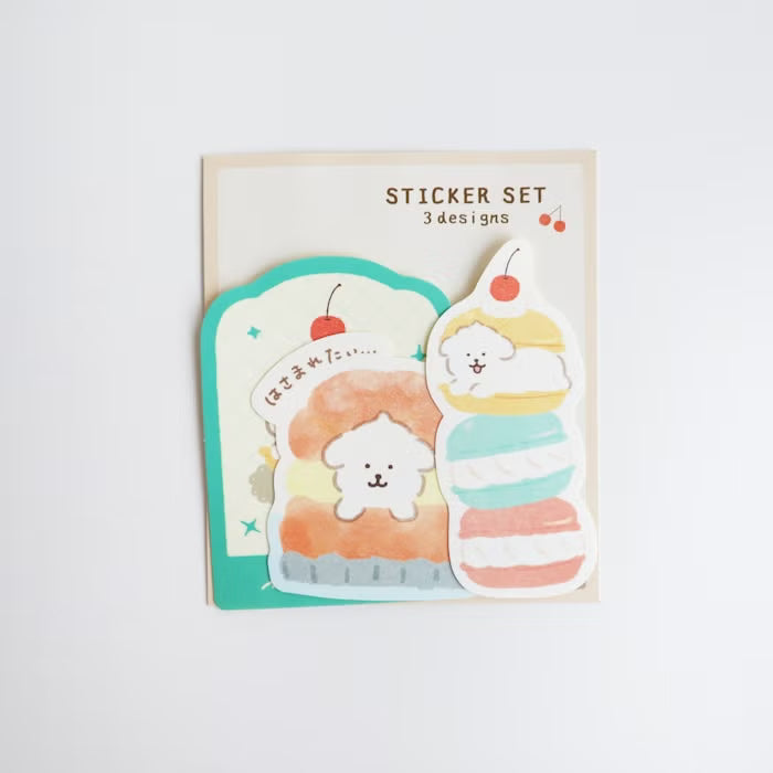 Furukawashiko Sticker Set - Sweets Animal Workshop Vol. 3 - Sandwiched Doggy