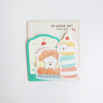 Furukawashiko Sticker Set - Sweets Animal Workshop Vol. 3 - Sandwiched Doggy