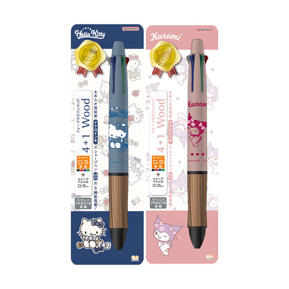 Pilot Dr. Grip 4+1 Wood Multi-Pen - Sanrio Limited Edition