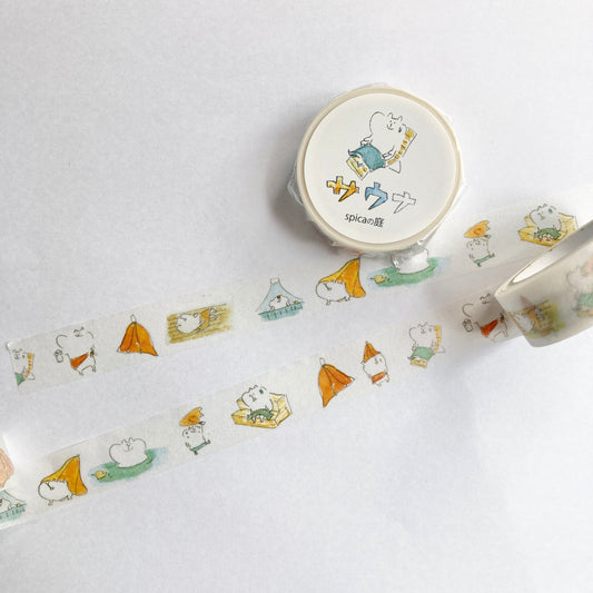 Spica Garden Washi Tape - muu-chan Series - Sauna