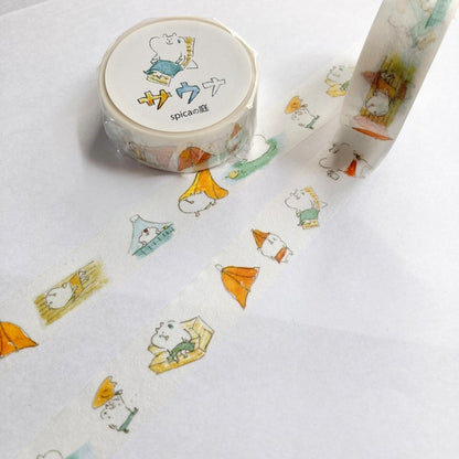 Spica Garden Washi Tape - muu-chan Series - Sauna