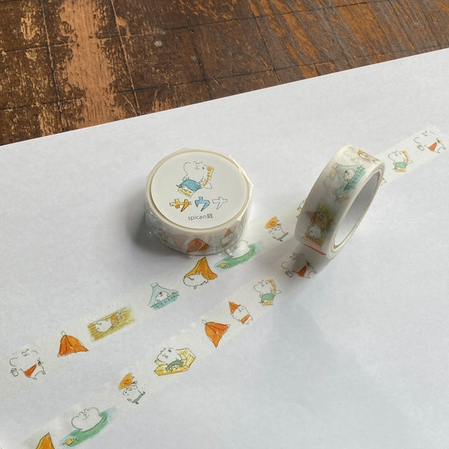 Spica Garden Washi Tape - muu-chan Series - Sauna