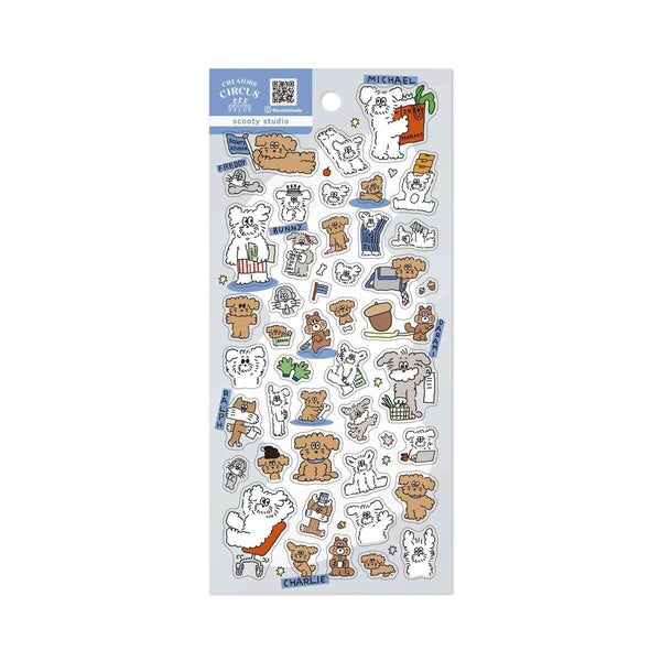 Frontier - Creators Circus Sticker Sheet - Scooty Studio
