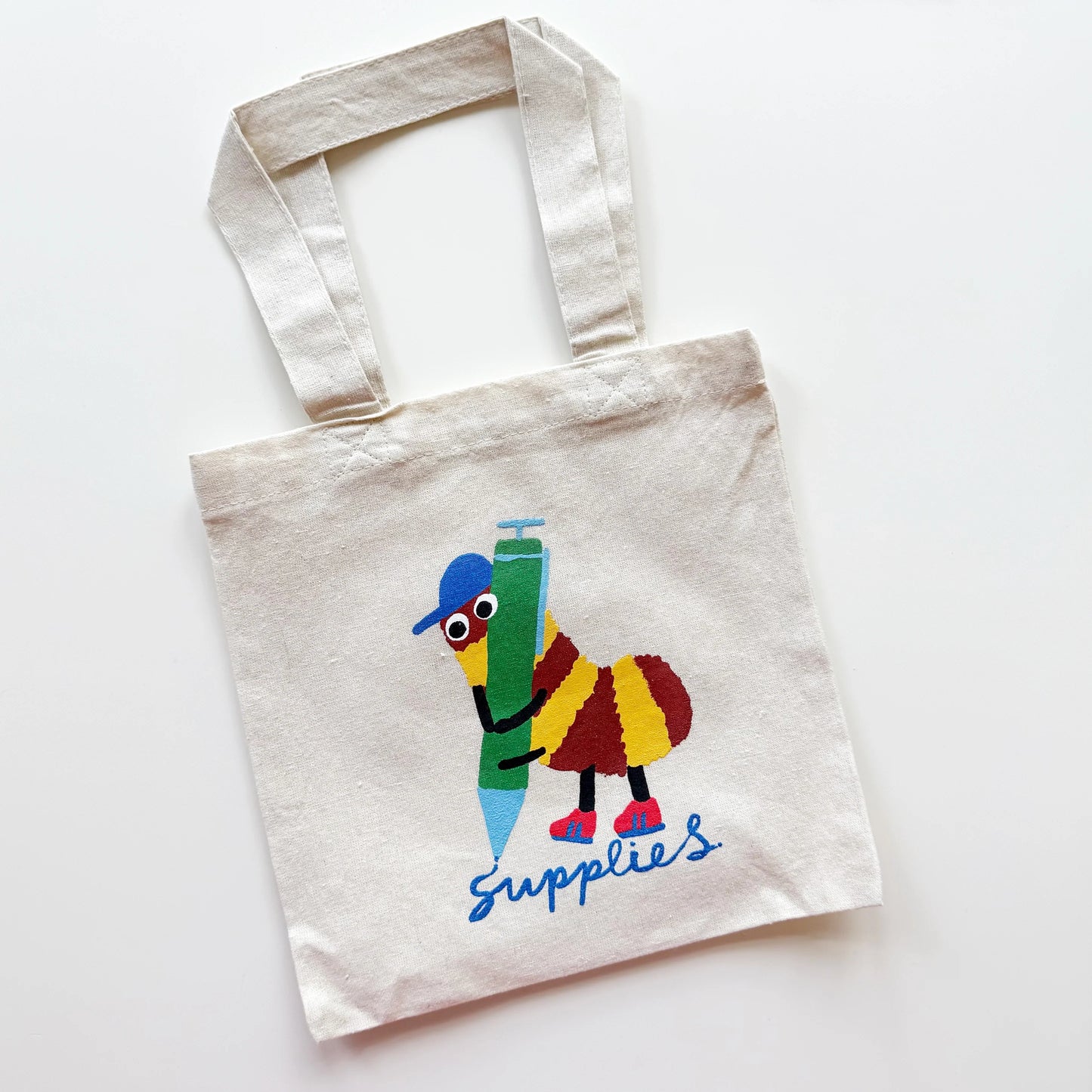 Stationery Store Day - Mini Canvas Tote - Scribble Bug