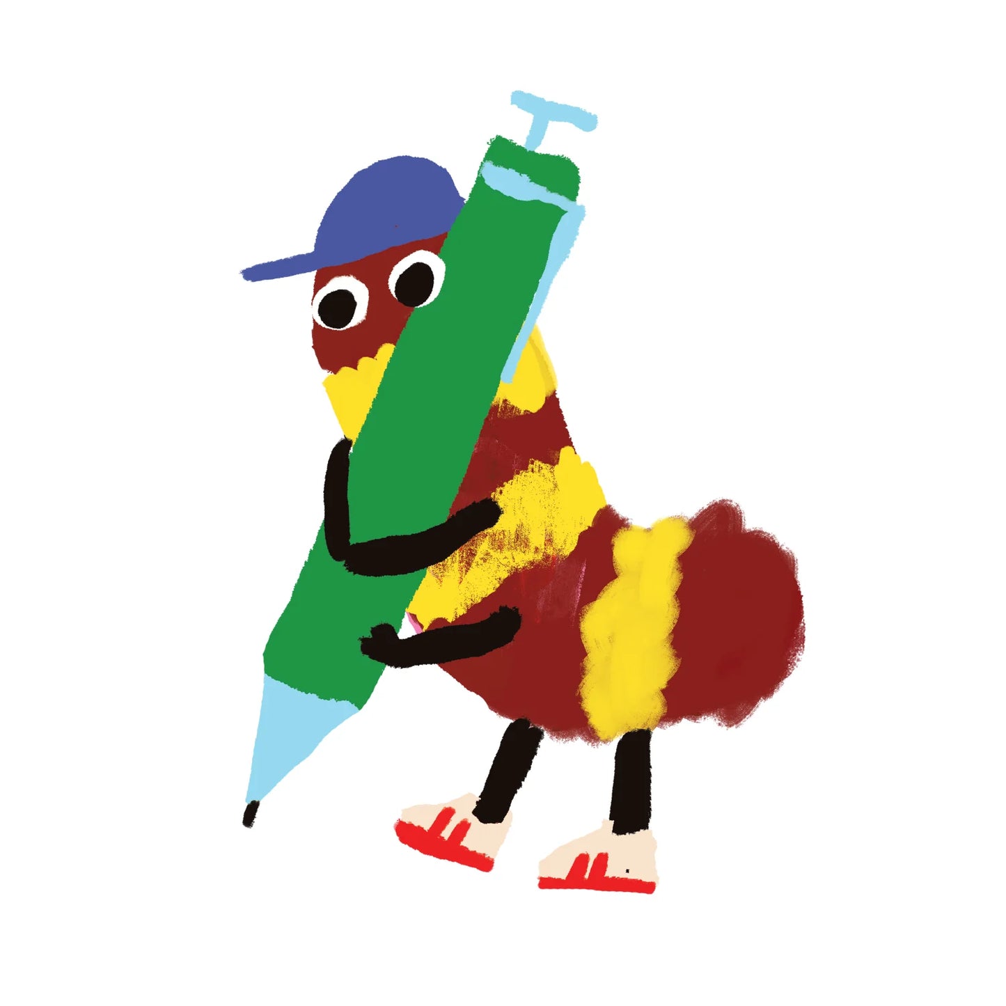 Stationery Store Day - Vinyl Sticker - Scribble Bug