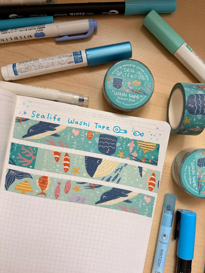 Okeya Stationery Co. - Washi Tape - Sealife
