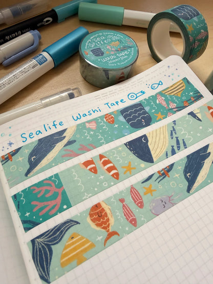 Okeya Stationery Co. - Washi Tape - Sealife
