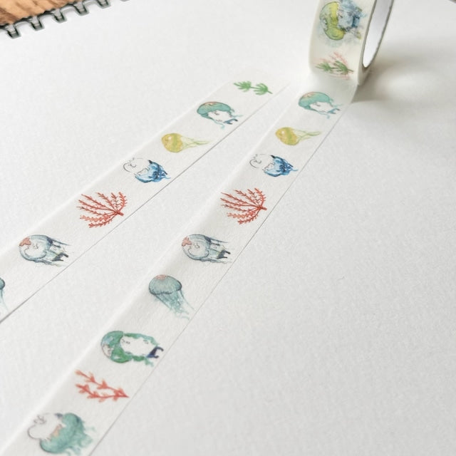 Spica Garden Washi Tape - muu-chan Series - Sea Moon