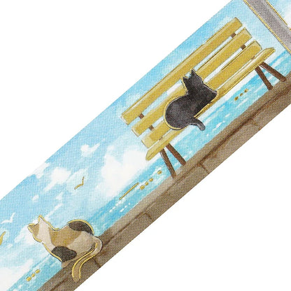 BGM Washi Tape - 2026 Summer Limited - Seaside and Cat