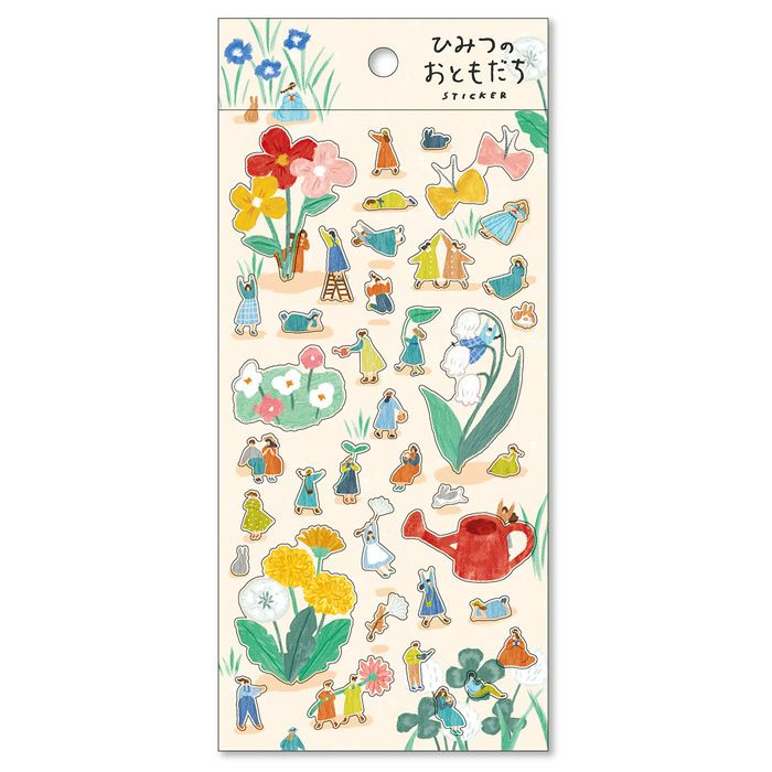 Mind Wave Secret Friends Sticker Sheet - Secret Flower Picking