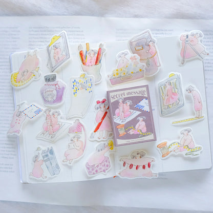 dodolulu - Washi Flake Stickers - Matchbox Series - Secret Message