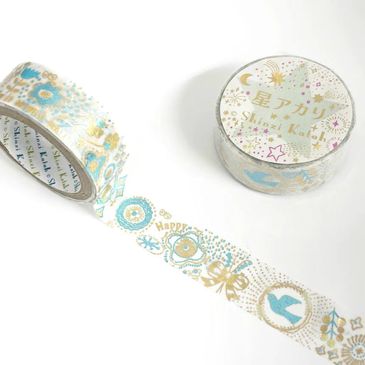 Shinzi Katoh Washi Tape - Hoshiakari - Seventh Heaven