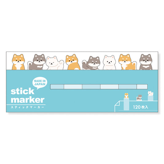 Mind Wave Sticky Marker Notes - Shiba Inu