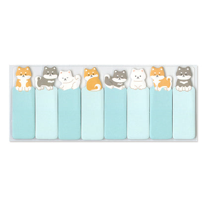 Mind Wave Sticky Marker Notes - Shiba Inu